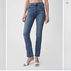 Re/Done Jeans Comfort Stretch Double Needle Long